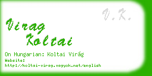 virag koltai business card